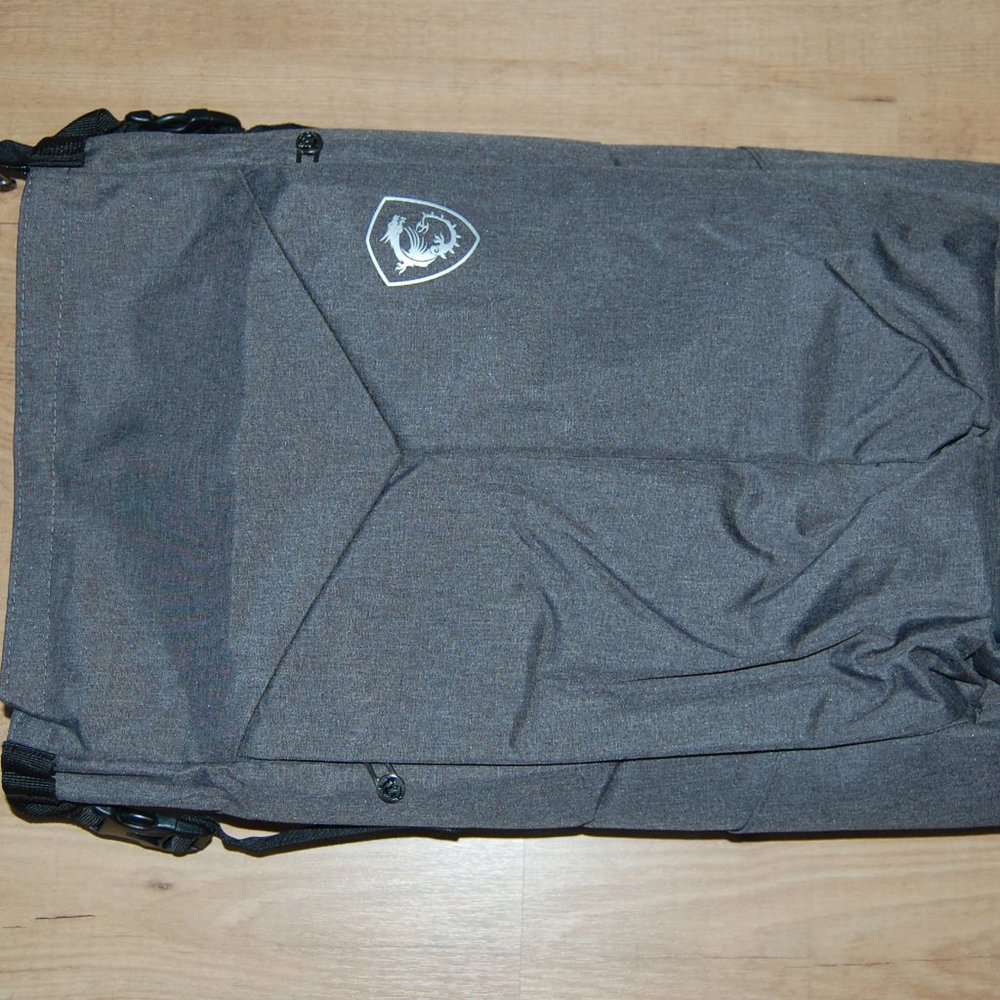 MSI Air Gaiming Laptop Backpack Fold Top Grey Color G34-N1XXX12-SI9 NEW